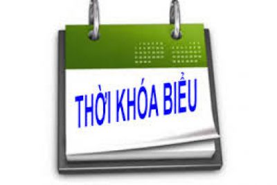 [22-23] Thời khoá biểu áp dụng từ ngày 05-9-2022. (Tuần 1)