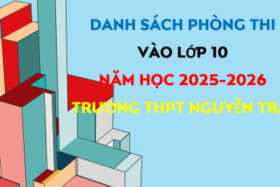Danh sách phòng thi – Kỳ thi Tuyển sinh vào lớp 10 THPT năm học 2025-2026 (TSV10)
