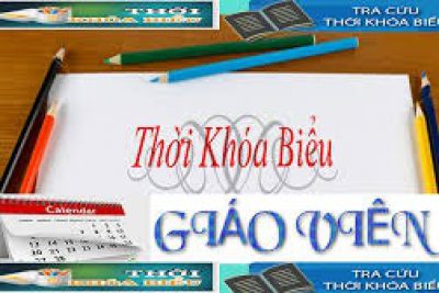 [19-20] Thời khoá biểu lần 1. Áp dụng từ ngày 19-8-2019