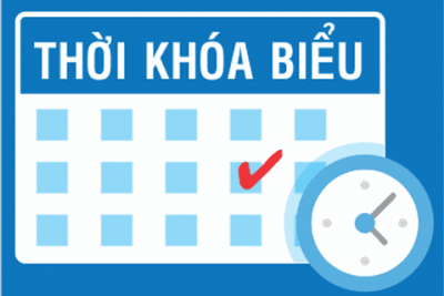 Thời khoá biểu năm học 2023-2024